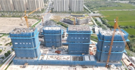 海盐县“七彩工地”年度表彰暨示范项目现场观摩会在中达建设项目工地召开